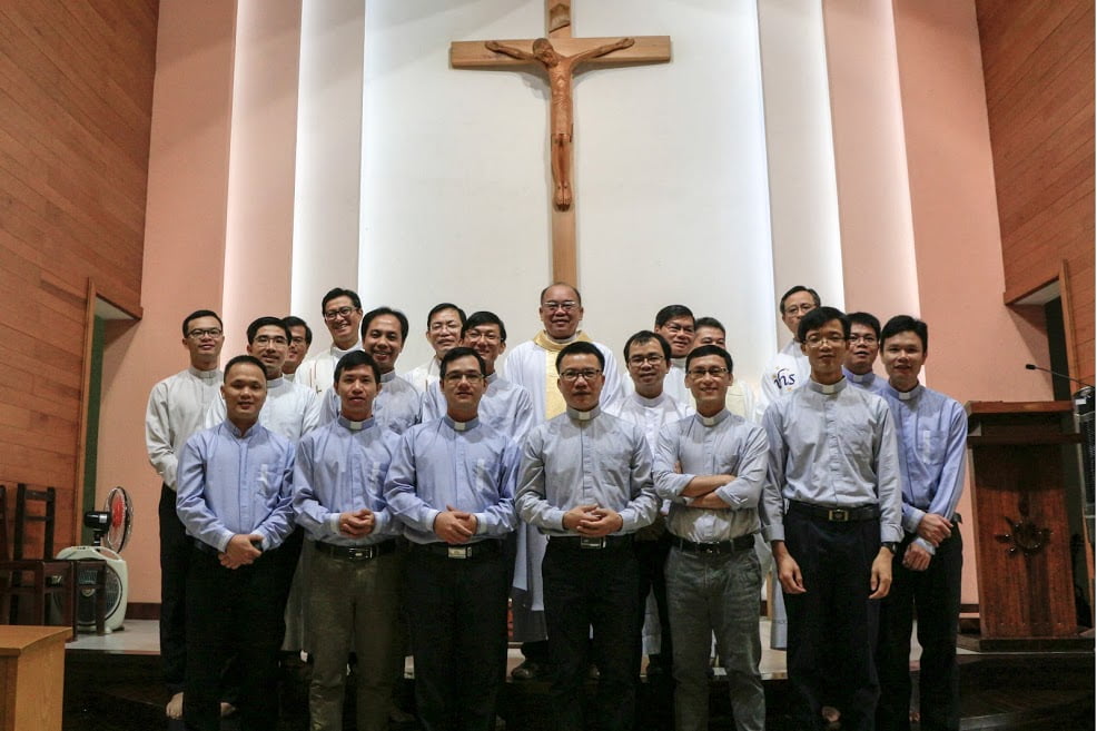 13 Scholastics and Brothers installed as Lectors and Acolytes