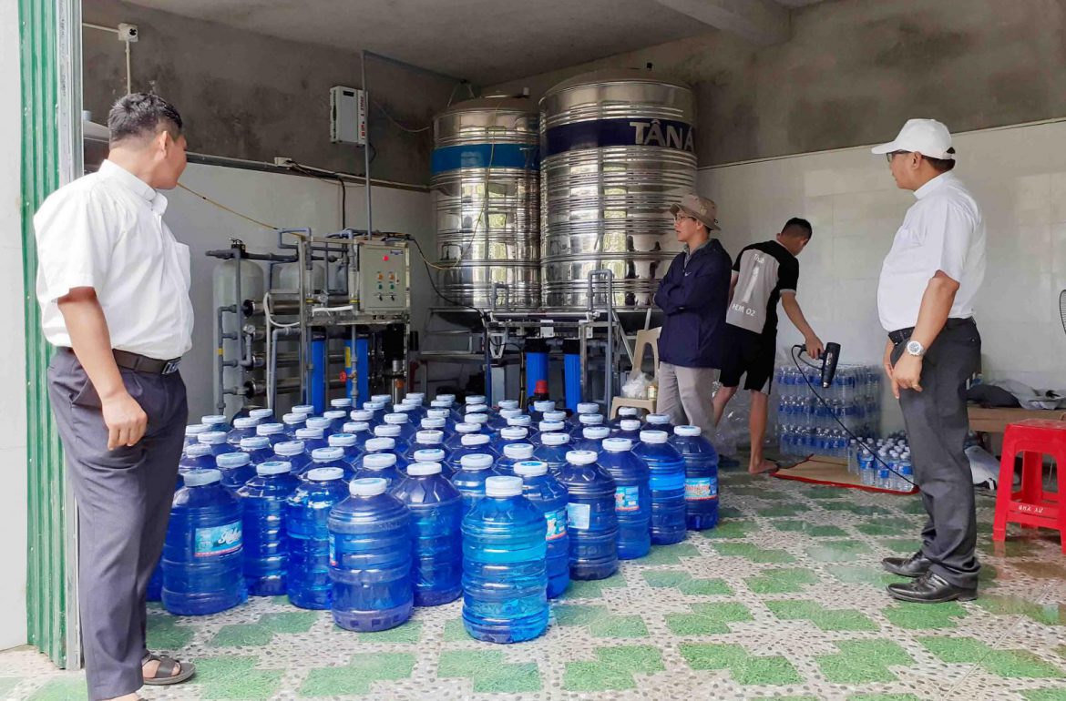 Water-filtration System Supplies Clean Water for Parishes of Ha Tinh Diocese